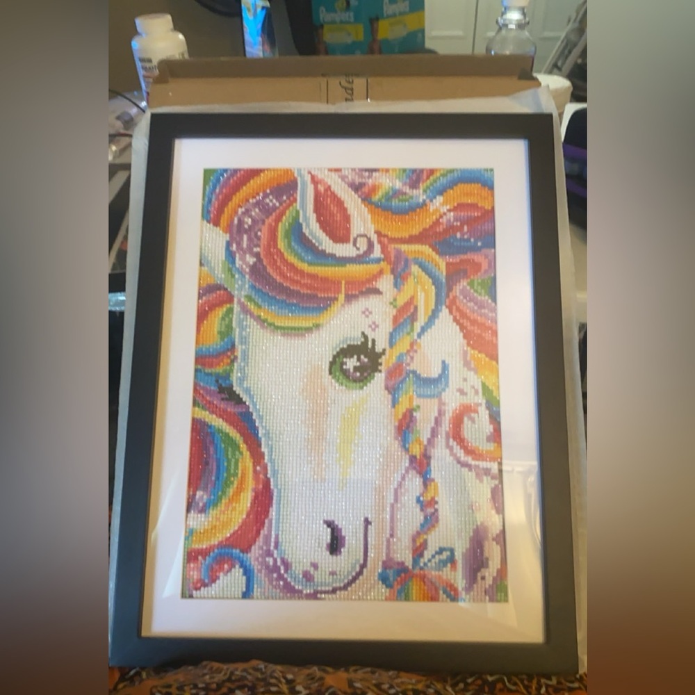 Unicorn diamond painting